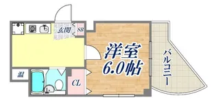 リバティ永沢【4階】の間取り