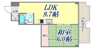 シティライフ下山手【4階】の間取り