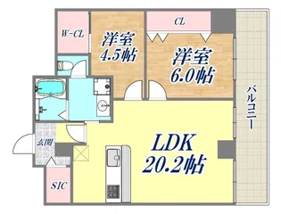 Villa Maria【4階】の間取り