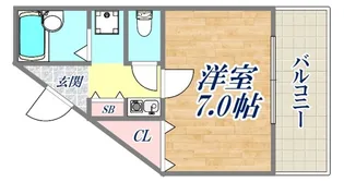 フリックコート下祗園【4階】の間取り