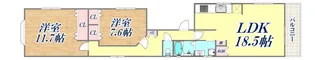 ホヌ森後町【3階】の間取り