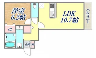 Le Loire長田【1階】の間取り