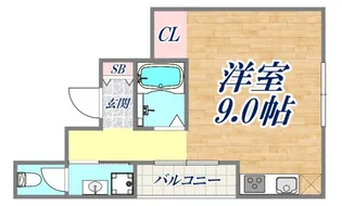 オーセント神戸南【2階】の間取り