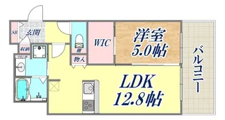 ベイシティタワーズ神戸WEST【5階】の間取り