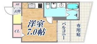 サンクラッソ神戸山手【1階】の間取り