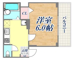 グラッチェ河昌【2階】の間取り