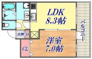 ルミエールオクティア【7階】の間取り