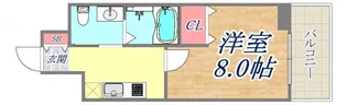 クレアドル須磨3【9階】の間取り