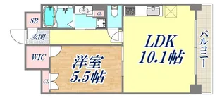 シティタワー神戸三宮【13階】の間取り