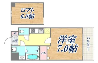 サンシャインレジデンス【6階】の間取り