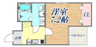 ワコーレヴィータ神戸須磨浦通り【1階】の間取り