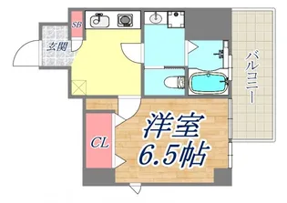 キューブコート【3階】の間取り