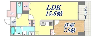 エスコートみなと元町海岸通【602号室】の間取り