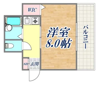 サンファミーユ赤坂【S101号室】の間取り