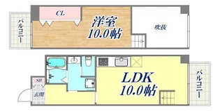 HKマンション【8階】の間取り