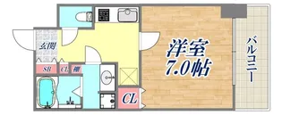 トア山手フラッツ【11階】の間取り