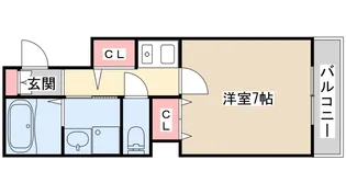 プレサンス神戸駅前【10階】の間取り