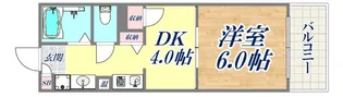 クィーンベーネ【1階】の間取り