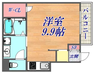 メゾン・オランジュ【1階】の間取り