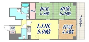 ネオアージュ神戸元町【11階】の間取り