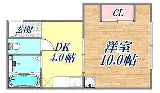 旭洋マンション【2階】の間取り