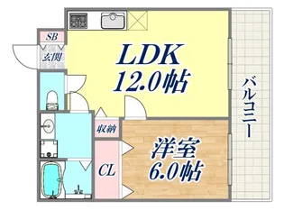 セントラルハイツ本山【4階】の間取り