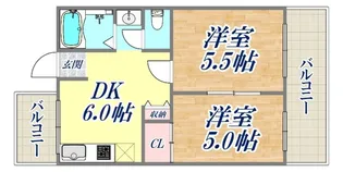 プレシオン御影【2階】の間取り