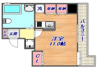 オリエントコート【3階】の間取り