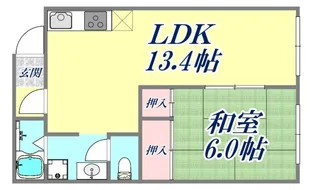 よしかわビル【3階】の間取り