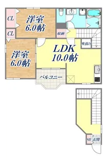 サルビア5番館【2階】の間取り