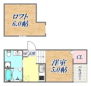エクル海運町【2階】の間取り