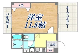 グラッチェ河昌【4階】の間取り