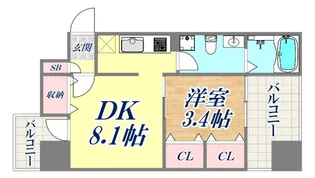 g+【6階】の間取り