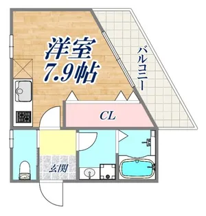 ワコーレヴィアーノSUMA須磨寺【1階】の間取り