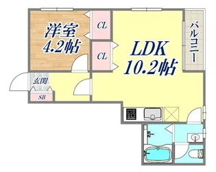 五島マンション【2階】の間取り