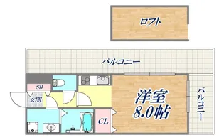 サンシャインレジデンス【6階】の間取り