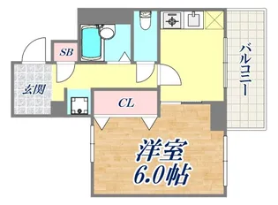 ドゥフェイト須磨【2階】の間取り