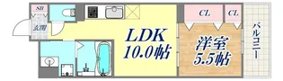 リアン西山町【2階】の間取り