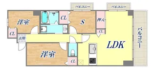 ワコーレ山手フラッツ【3階】の間取り