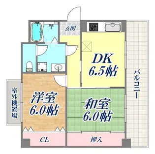 AH徳井【2階】の間取り