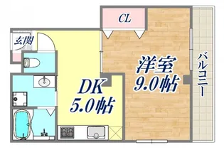 林マンション【3階】の間取り
