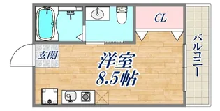 ハイツオークラしのはら【2階】の間取り