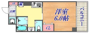 中山手ミオ壱番館【2階】の間取り