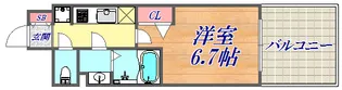 プレサンスTHE神戸【1階】の間取り