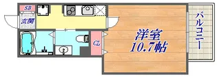 アルファレガロ兵庫【5階】の間取り