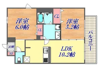 プレサンス神戸元町【15階】の間取り