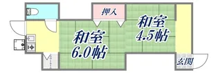 サニーグランド長田【1階】の間取り