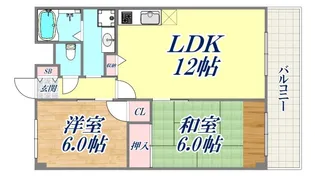 サンコート垂水【1階】の間取り