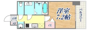 アドバンス神戸パーチェ【8階】の間取り