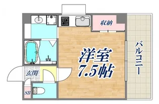 メゾン須磨2000【5階】の間取り